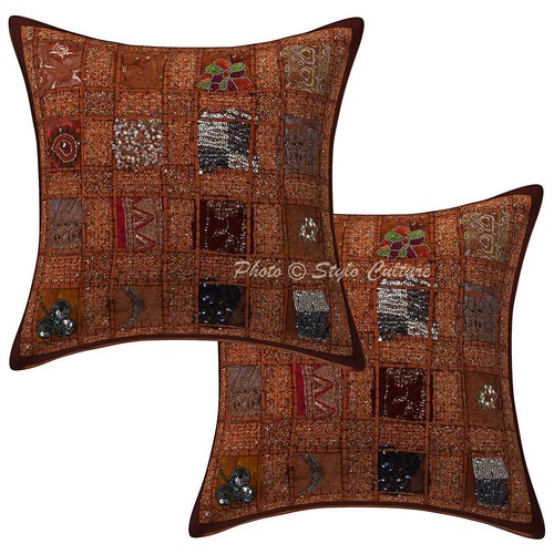 Patchwork cushion cover - patchwork,