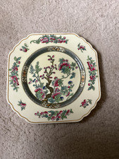 Unusual square shaped ?Wedgwood? Indian tree plate