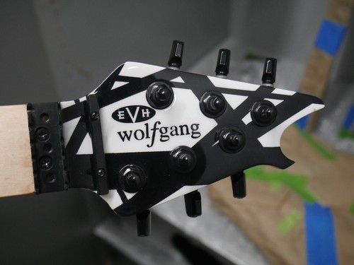 Evh wolfgang headstock - headstock, logo