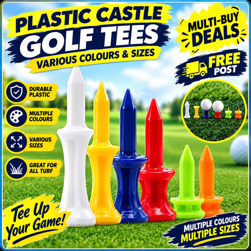 Plastic castle golf - golf,
