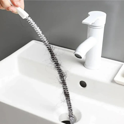 Drain snake hair - drain, clog