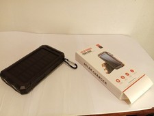 20000mAh Portable Solar Power Bank Mobile Phone Charger Led flash Camping Light
