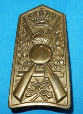 WW2 ITALIAN ARMY INFANTRY MACHINE GUN OFFICERS SHOULDER BOARD BADGE WORLD WAR II
