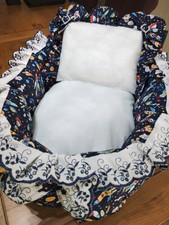 REBORN/DOLLY 20" PRESENTATION/DISPLAY CRIB/COT/PROP *🚀 SPACE THEMED🚀*