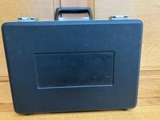 BRIEFCASE, HARD SHELL, BLACK, LOCKABLE IN SERVICEABLE CONDITION.
