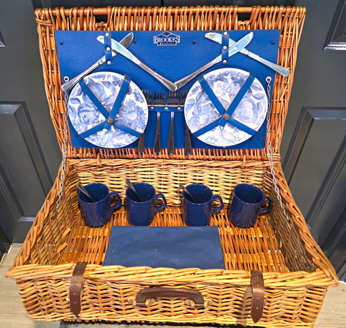 Vintage brookes baskets wicker - brookes,