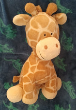 Vintage Marks And Spencer Giraffe Teddy Bear Soft Toy Comforter Baby Comfort