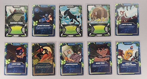 Ben trading card game lot - 10,