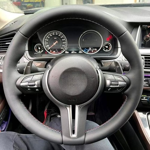 Leather steering wheel - wheel, for