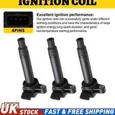 9091902230 For LEXUS IS200 2.0 PETROL 1999-2005 Ignition Coil Pack Pencil Set 3x