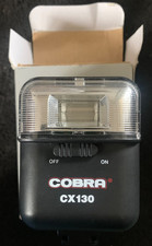 COBRA CX 130 FLASH FOR SLR & COMPACT CAMERA+WORKING+GOOD CONDITION-boxed
