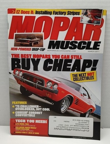 Mopar muscle magazine - muscle, march