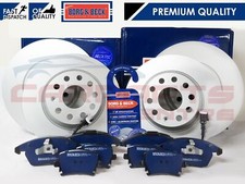 FOR SEAT LEON 1.9 TDi FR 150 1999-2005 FRONT REAR BORG & BECK BRAKE DISCS PADS 