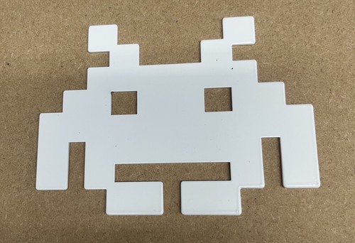 Retro space invader metal - retro,