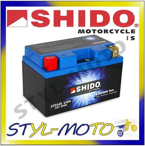 Shido lithium battery ltz14s - shido, (ltz14s