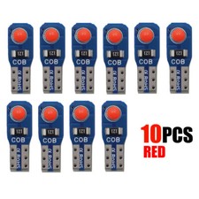 10x T5 W3W 74 37 2SMD Car LED Instrument Panel Dash Dashboard Gauge Light Bulbs