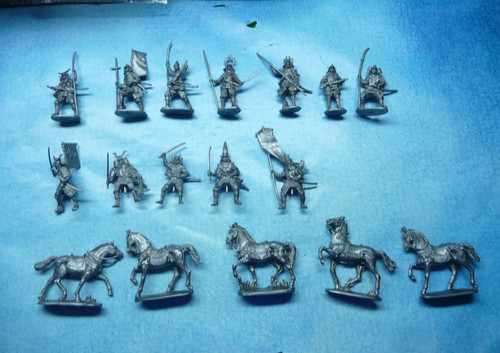Samurai asian figures - samurai, lot