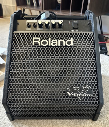 Roland drums with - pm-10, v-drums