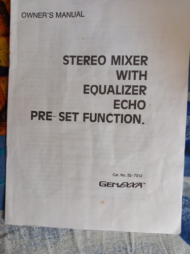 Genexxa 7012 stereo sound - genexxa,