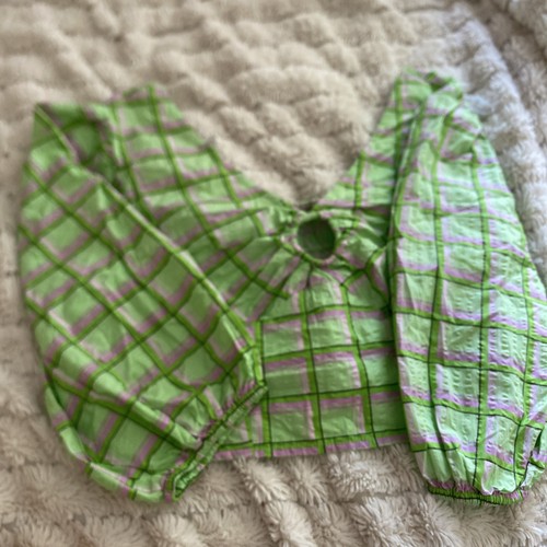 Checkered picnic crop top - checkered, crop-top