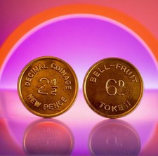 Bell Fruit Token 2½ Pence / 6