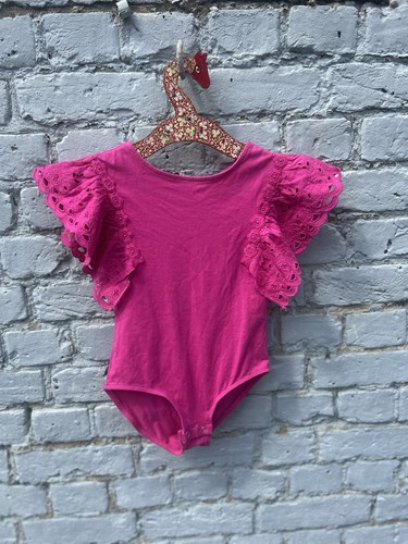 Zara pink cotton frilly - zara,