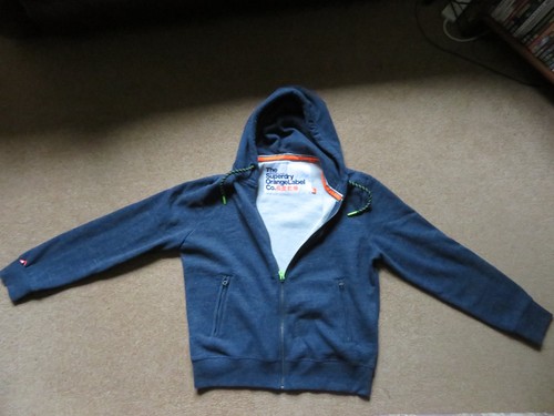 Mens superdry orange fleece - mens,