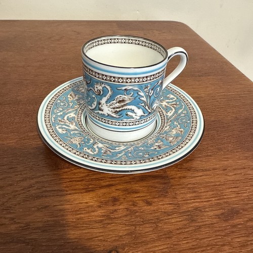 Wedgwood turquoise florentine - turquoise,