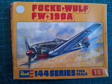 REVELL 144 SERIES FOCKE-WULF FW190A VINTAGE 1/144 SCALE MODEL KIT. # 18.