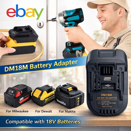 Battery adapter converter for - adapter,