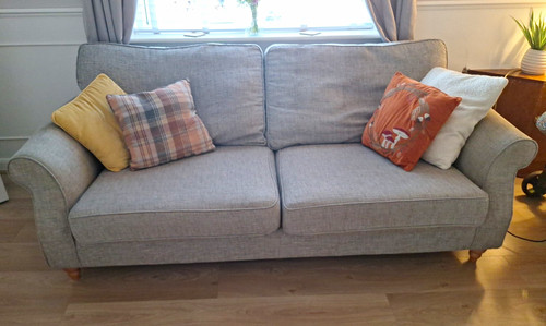 Next grey fabric sofa - grey,