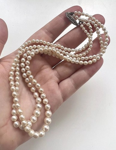 Antique double strand - antique, row
