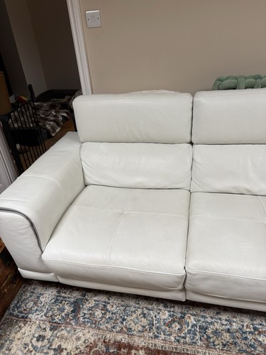 Leather corner sofa - sofa, excellent