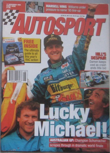 Autosport magazine november - magazine,