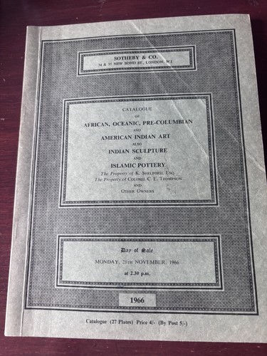 Sotheby 1966 catalogue - sotheby,