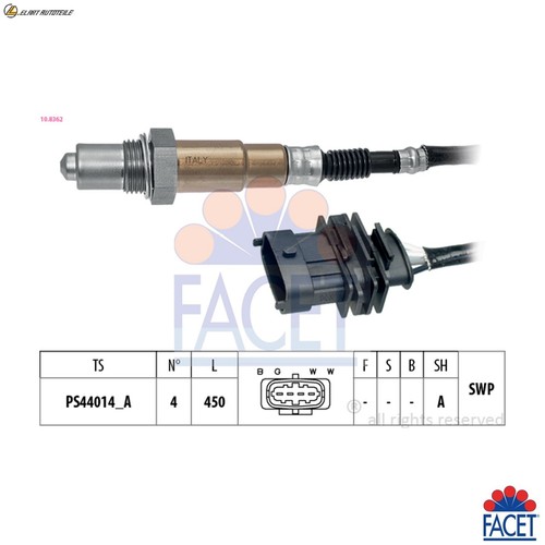 Lambda sensor 8362 - lambda, 10.8362