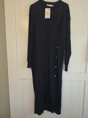Zara long button front - zara,