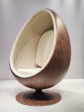 Pod Egg Chair Wood Finish