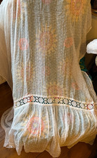 Antique White Net French Curtains