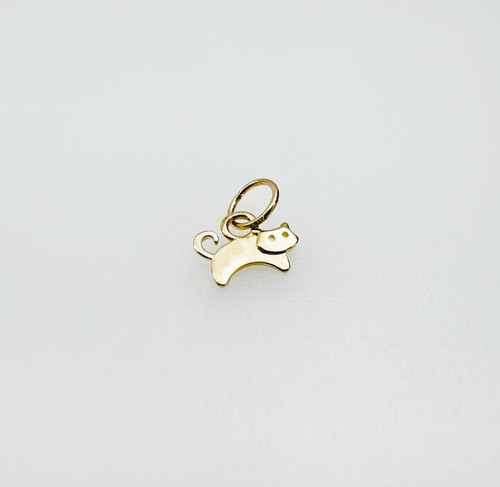14k solid yellow gold - 14k, teeny