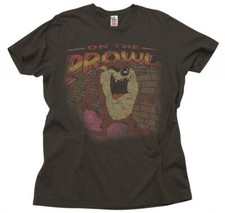 Adult Black Junk Food Looney Tunes Tasmanian Devil The Prowl for Halloween Tee