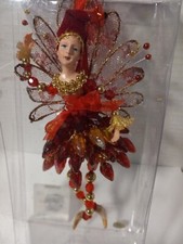 Fairy  Pixie Doll  Red Gold