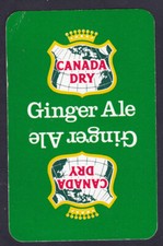 Canada Dry Ginger Ale Single playing card