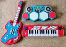 Chad Valley Guitar, Keyboard And Drum kit