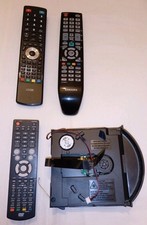 Working 3 TV Remote Controls Bush Logik Samsung Bush 22" Inch Dvd Player Coax