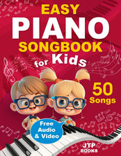Easy Piano Songbook for Kids Beginner Piano Sheet Music with 50 Songs + Free