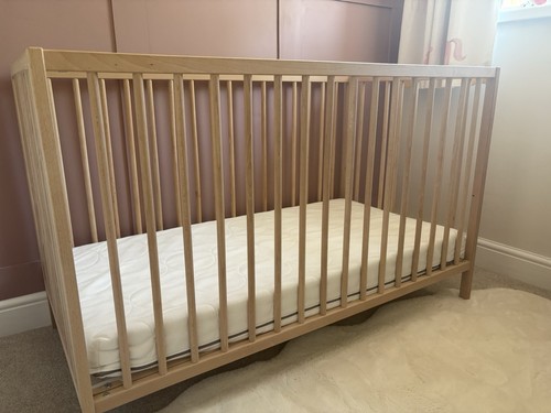 Ikea sniglar wooden cot bed - ikea,