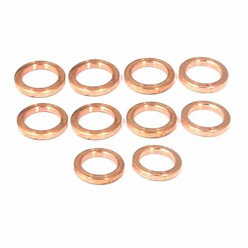 Copper sump crush washer - crush,