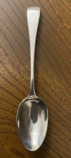 Antique  Solid Silver Spoon Engraved With A Spider. Holland, Aldwinkle & Slater
