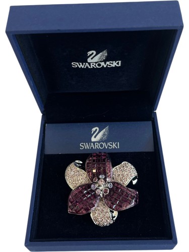 Swarovski amythest flower - amythest,